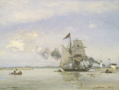 Johan Barthold Jongkind - Honfleur Harbour - VERKOCHT