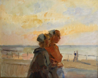 Avond aan zee - Isaac Israels - VERKOCHT