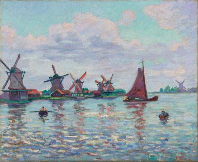 Armin Guillaumin, Molens in de Zaanstreek, ca. 1904 - VERKOCHT