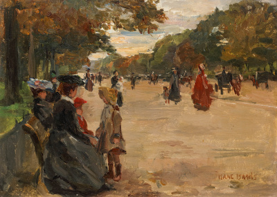 Isaac Israels - Un dimanche sûr les Champs d'Elyseés - VERKOCHT