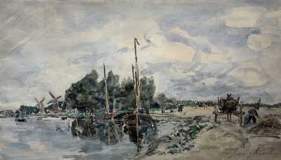 Jongkind, Johan Barthold - Canal en Hollande.jpg